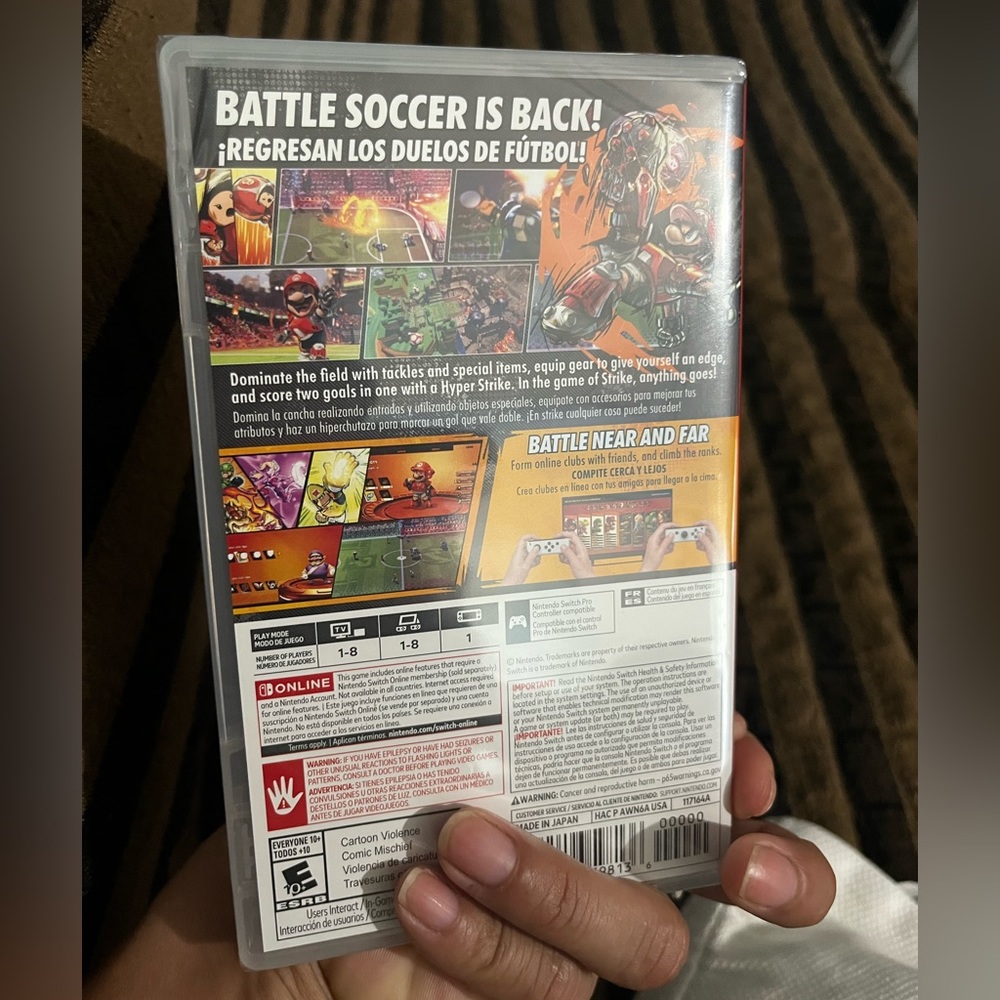 Nintendo switch Mario strikers 🔥